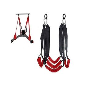 Upgraded Sex Swing Sex; Soft Seat Leg Pad Hanging Erotic Swing Sex Toys for Couples Flirt (Style: Upgraded version)